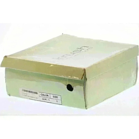 NEW NIB Krush Women's Kara Metallic Detail Brown Chelsea Boot Sz 5UK/7US - Picture 6 of 7